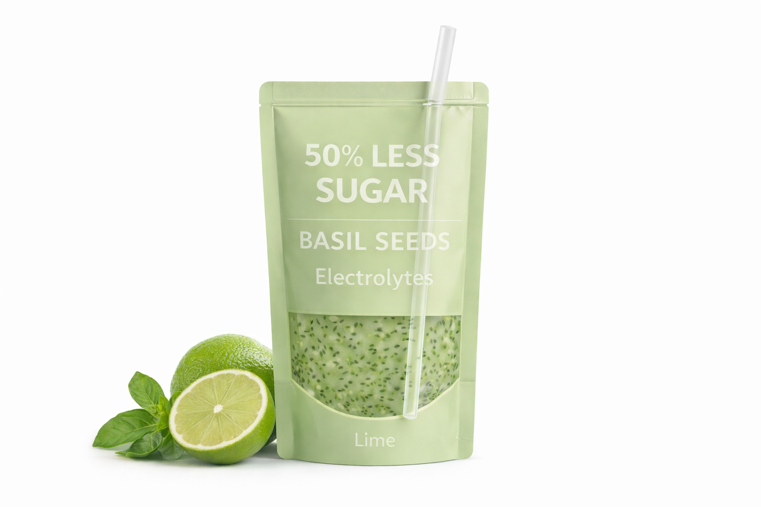 Fresh Basil Seed Drink