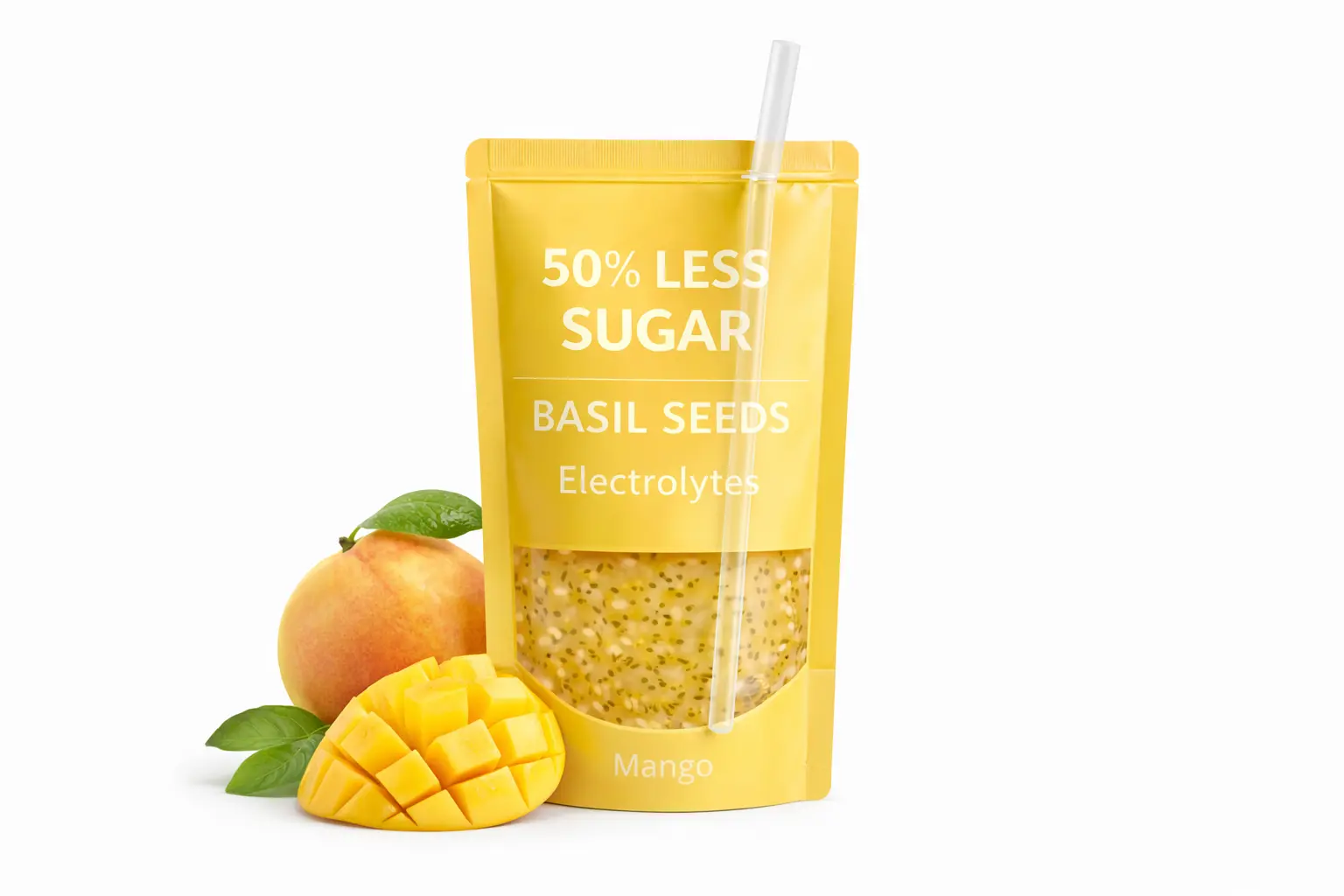 Fresh Basil Seed Drink